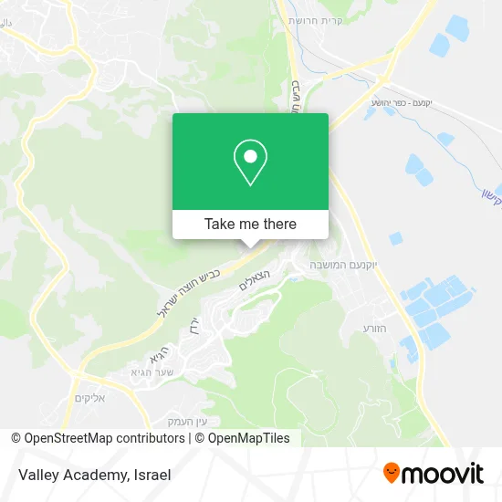 Valley Academy map