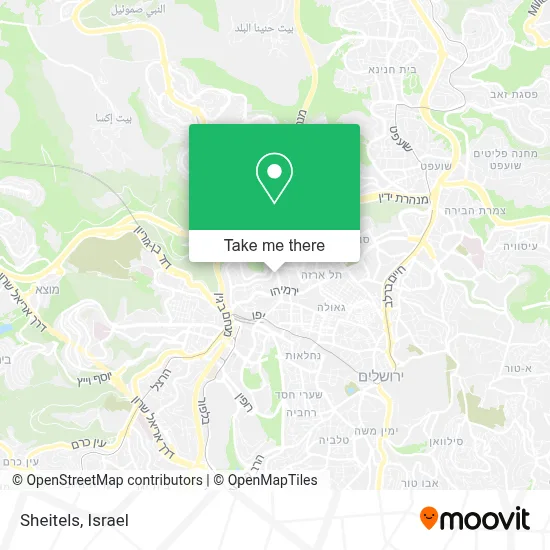 Sheitels map