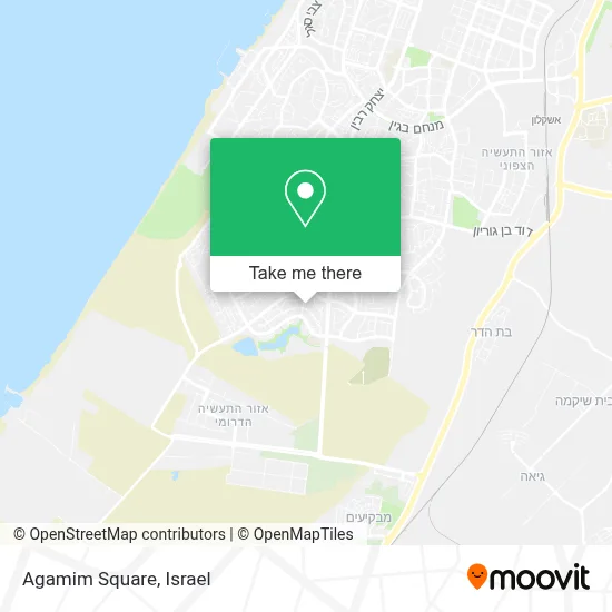 Agamim Square map