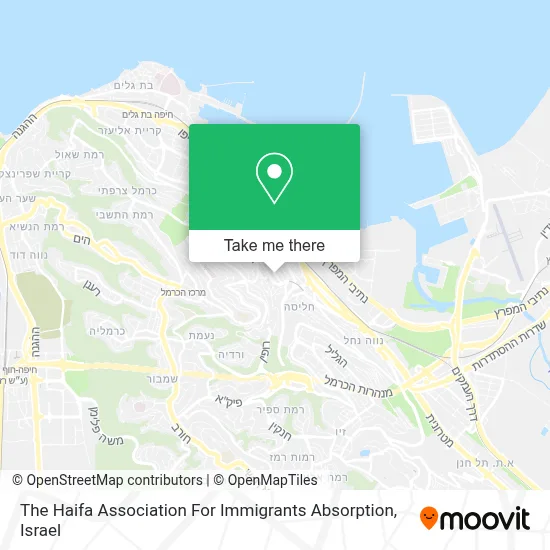 The Haifa Association For Immigrants Absorption map