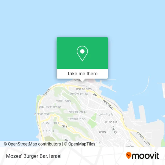 Mozes' Burger Bar map