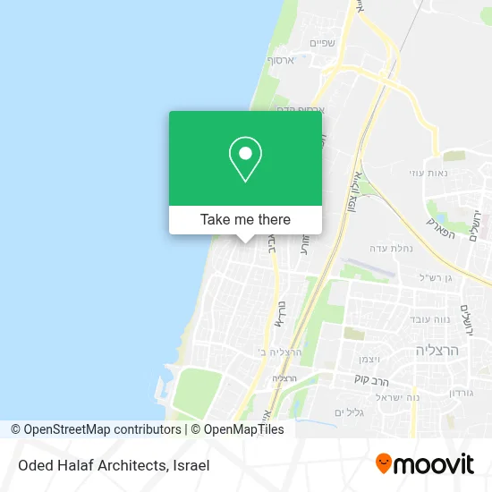 Oded Halaf Architects map