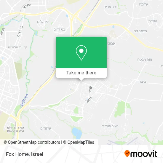 Fox Home map