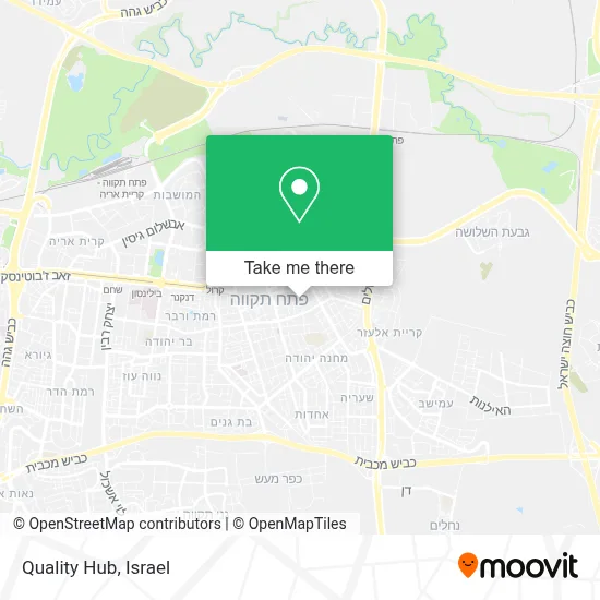 Quality Hub map