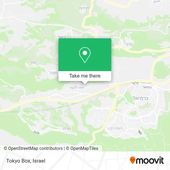 Tokyo Box map
