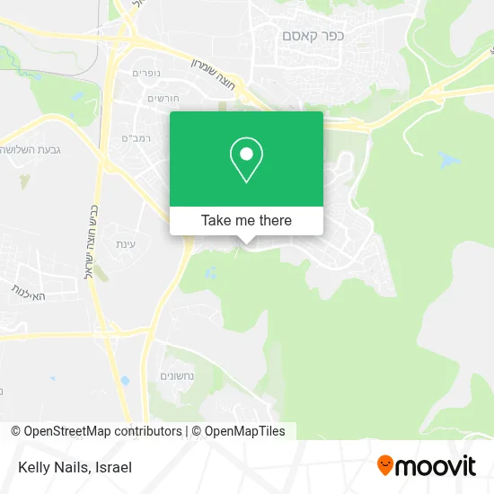 Kelly Nails map