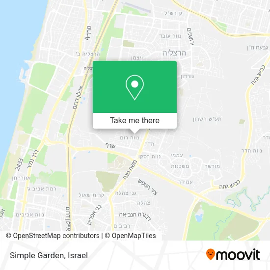 Simple Garden map