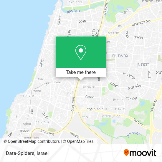 Data-Spiders map