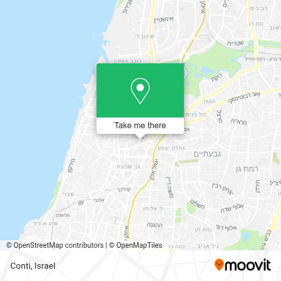 Conti map