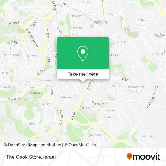 The Cook Store map