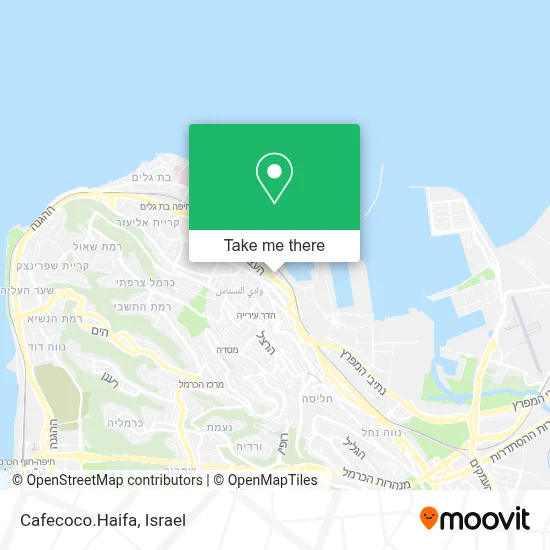 Cafecoco.Haifa map