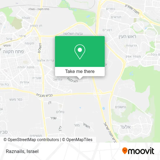 Raznails map