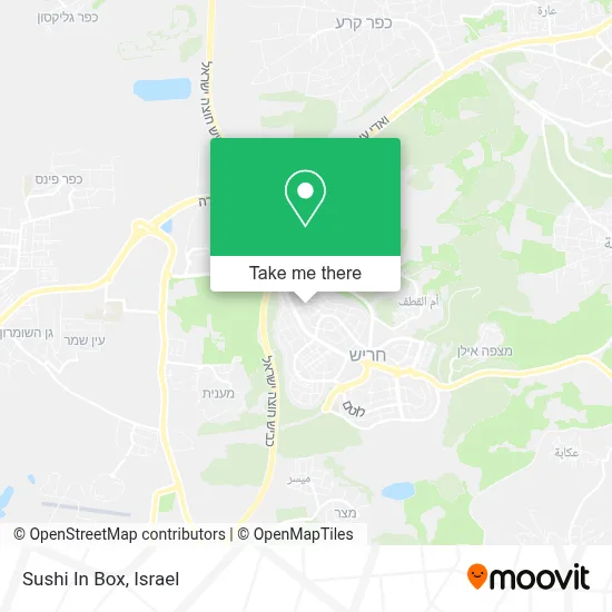 Sushi In Box map
