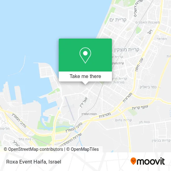 Roxa Event Haifa map