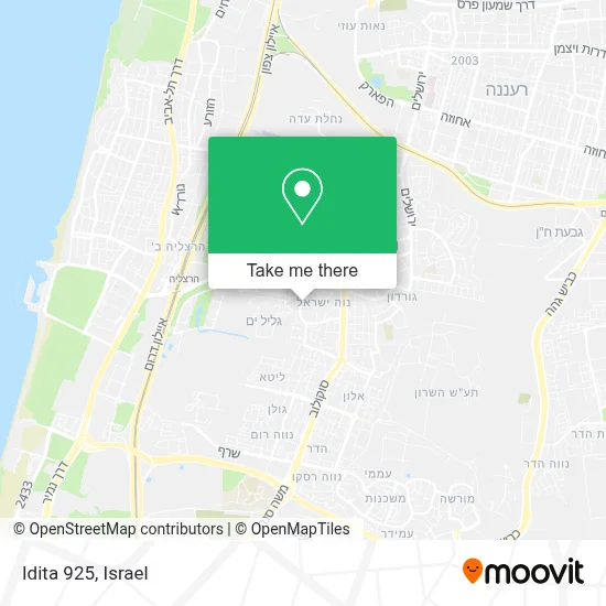 Idita 925 map