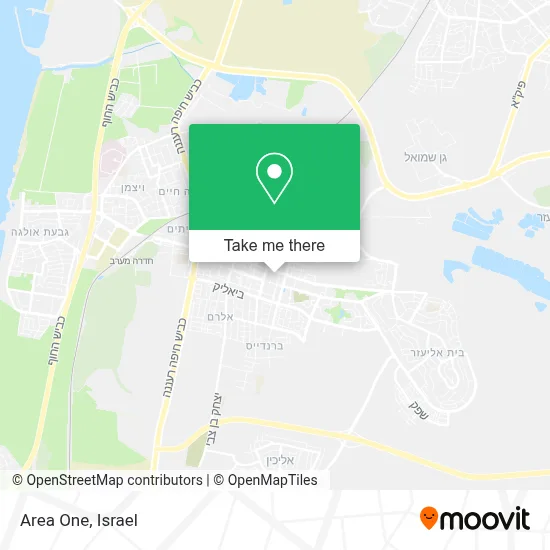 Area One map
