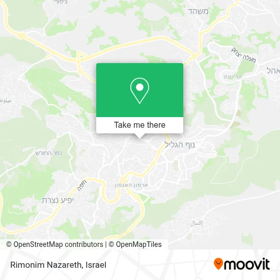 Rimonim Nazareth map