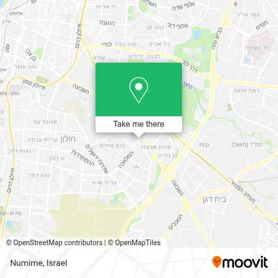 Numime map