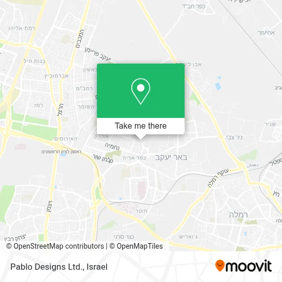 Pablo Designs Ltd. map