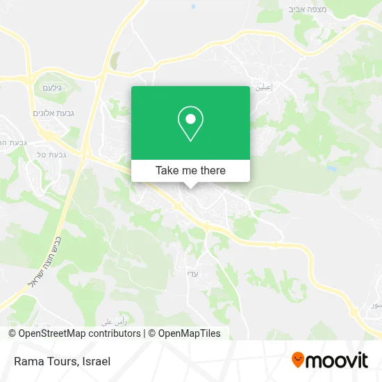 Rama Tours map