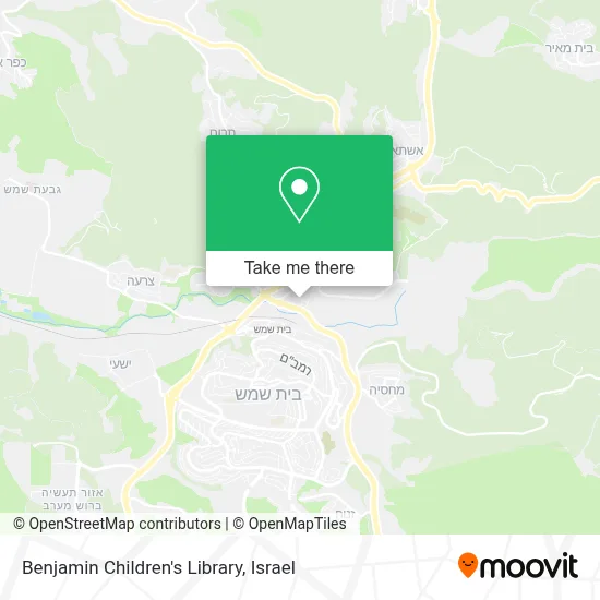Benjamin Children's Library map