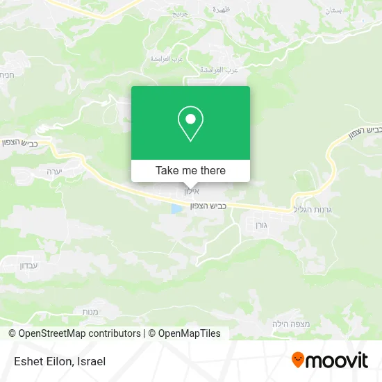 Eshet Eilon map