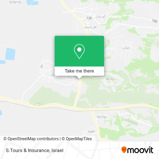 S.Tours & Insurance map