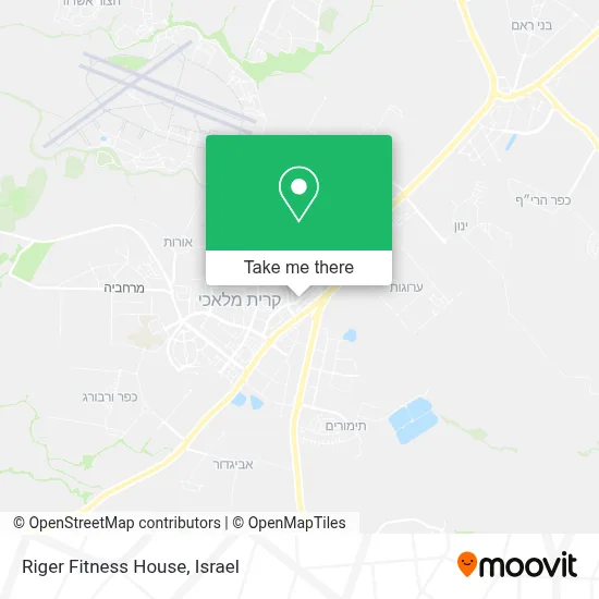 Riger Fitness House map