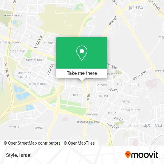 Style map