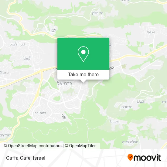 Caffa Cafe map