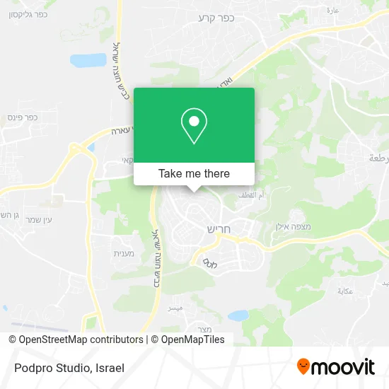 Podpro Studio map