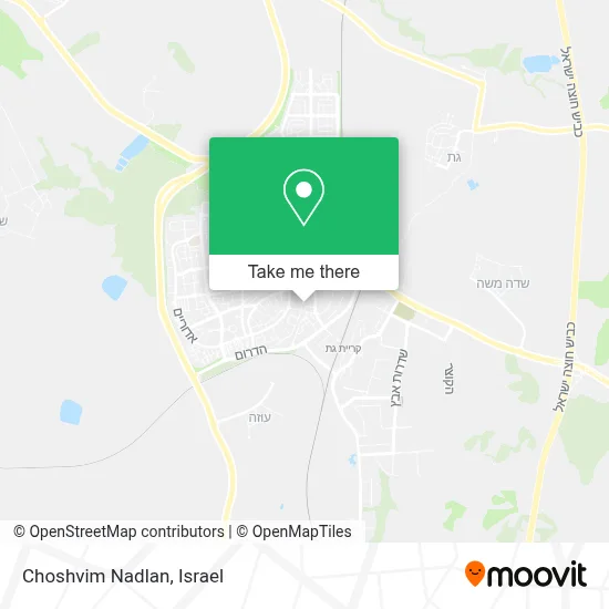 Choshvim Nadlan map
