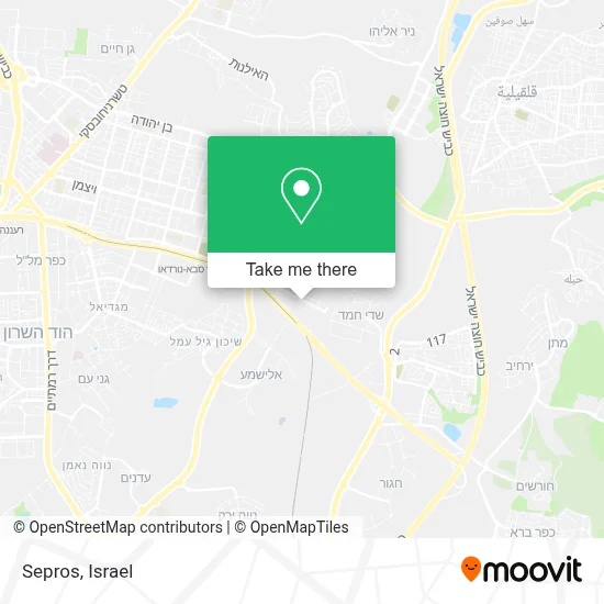 Sepros map