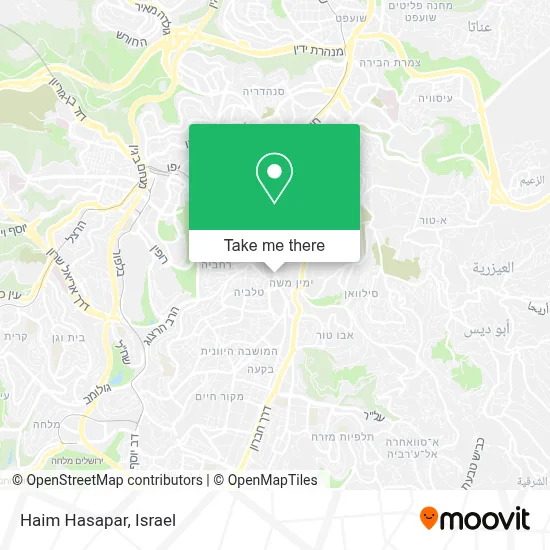 Haim Hasapar map