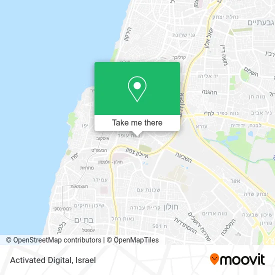 Activated Digital map