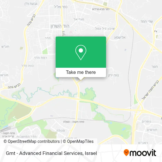 Gmt -  Advanced Financial Services map