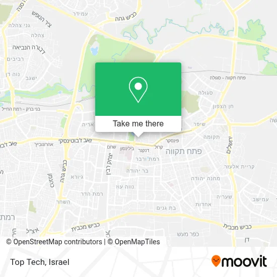 Top Tech map