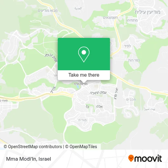Mma Modi'In map