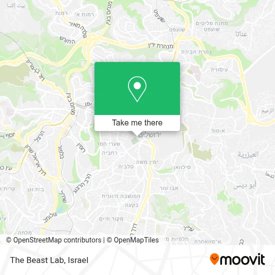 The Beast Lab map