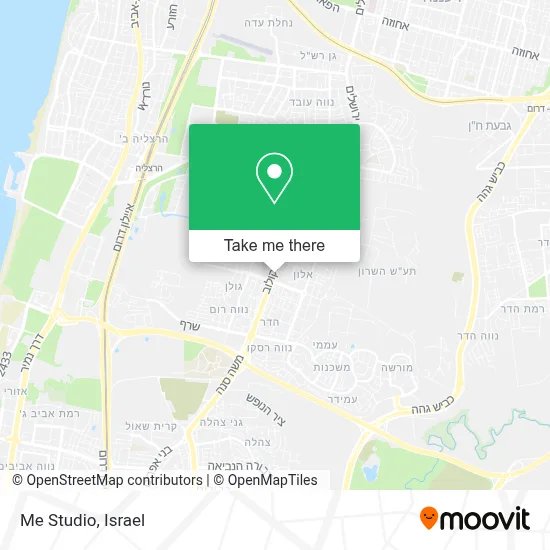 Me Studio map