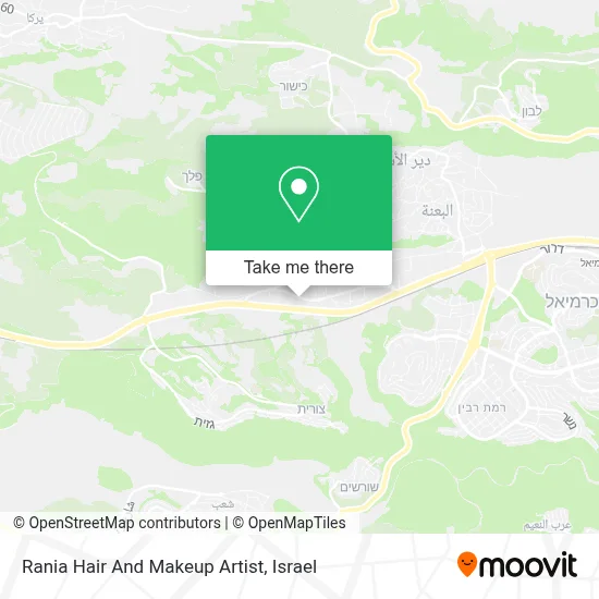 Rania Hair And Makeup Artist map