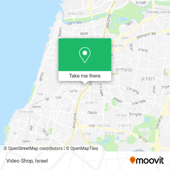 Video Shop map