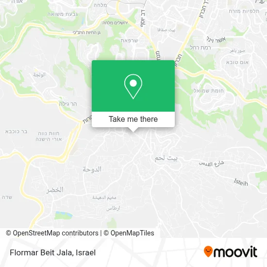 Flormar Beit Jala map