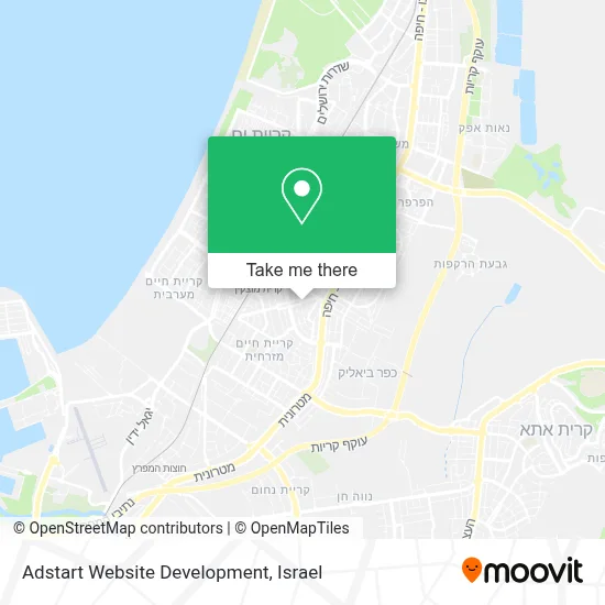 Adstart Website Development map