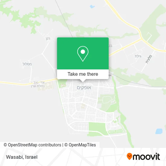 Wasabi map