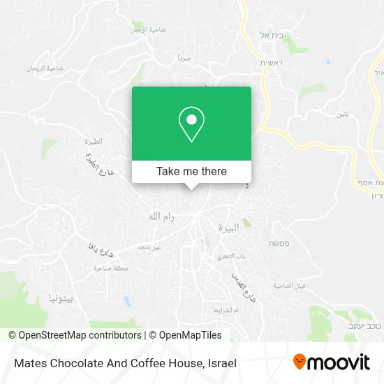 Mates Chocolate And Coffee House map