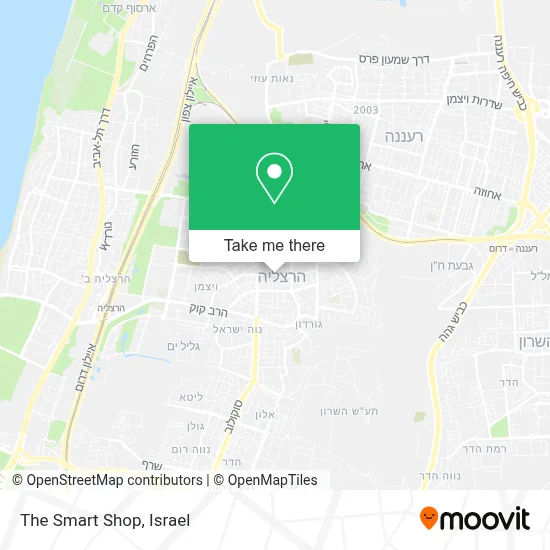 The Smart Shop map
