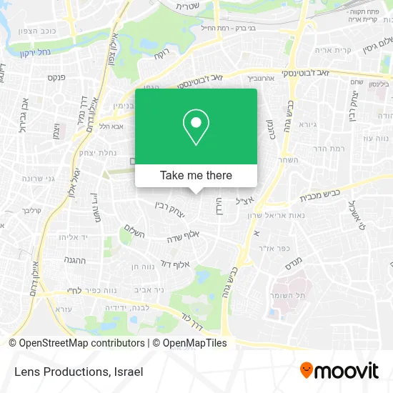 Lens Productions map