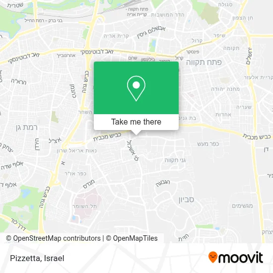 Pizzetta map