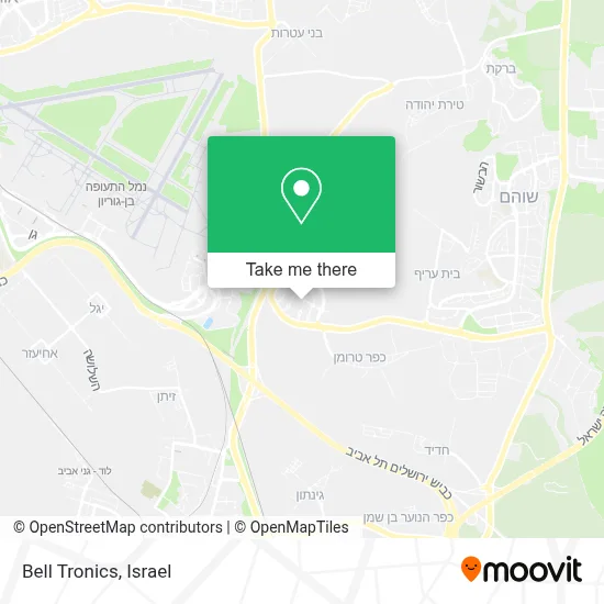 Bell Tronics map